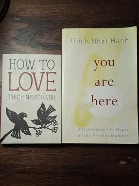 'You Are Here' - And Bonus 'How To Love' White Paperback Mindfulness Book